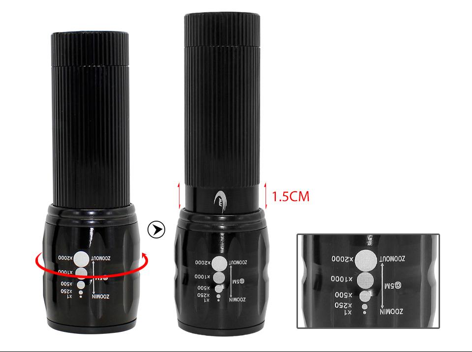 Bicycle Light 7 Watt 2000 Lumens 3 Mode Waterproof