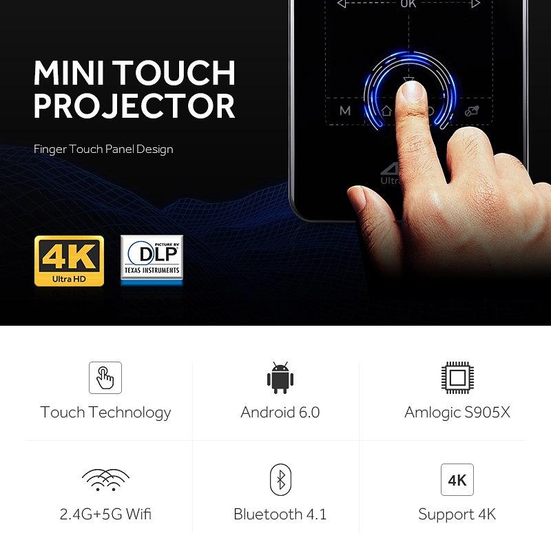 Mini Android Projector with Built-in WiFi / Bluetooth
