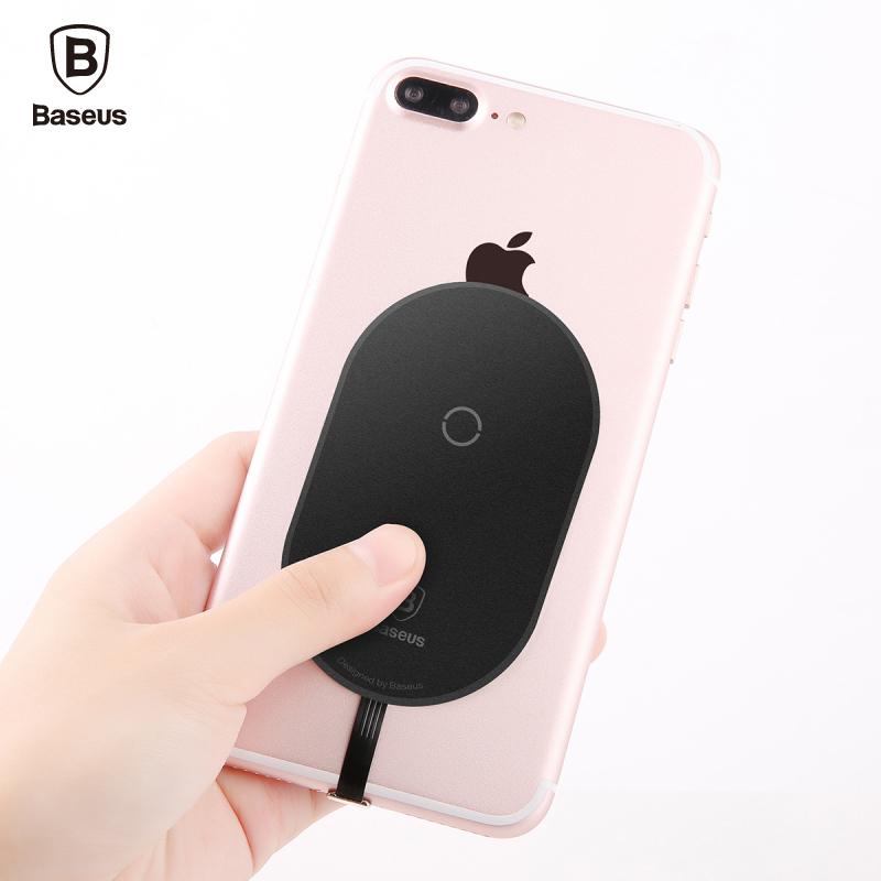 Baseus Qi Wireless Charger Receiver For iPhone 7 6 6s 5 Wireless Charging Micro Type C Adapter For Samsung Xiaomi Android Phone
