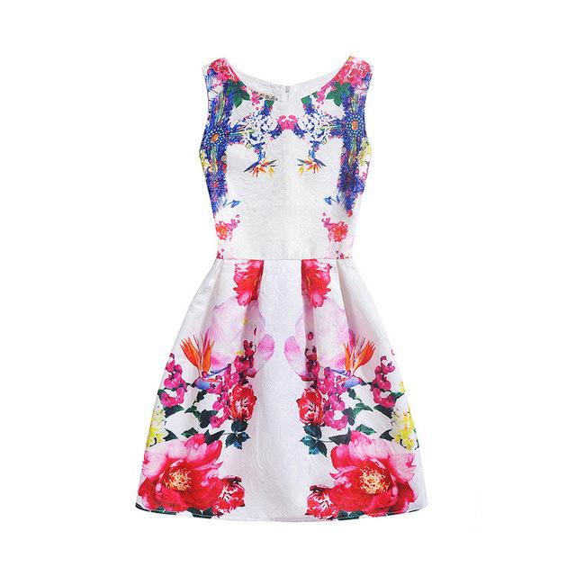 Sleeveless Summer Party Dress