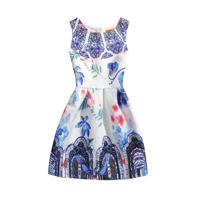Sleeveless Summer Party Dress