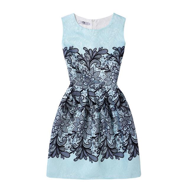 Sleeveless Summer Party Dress