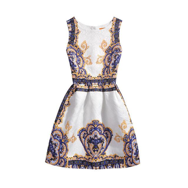 Sleeveless Summer Party Dress