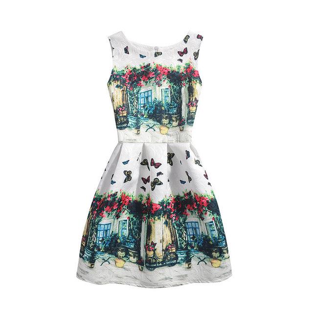 Sleeveless Summer Party Dress