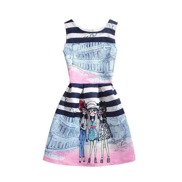 Sleeveless Summer Party Dress