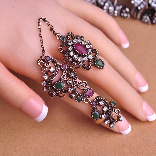 Turkish Two Finger Rings