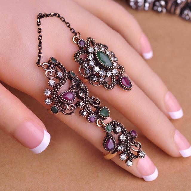 Turkish Two Finger Rings