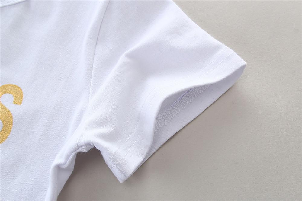 Short-sleeve Shirt and Polka Dot Skirt Dress