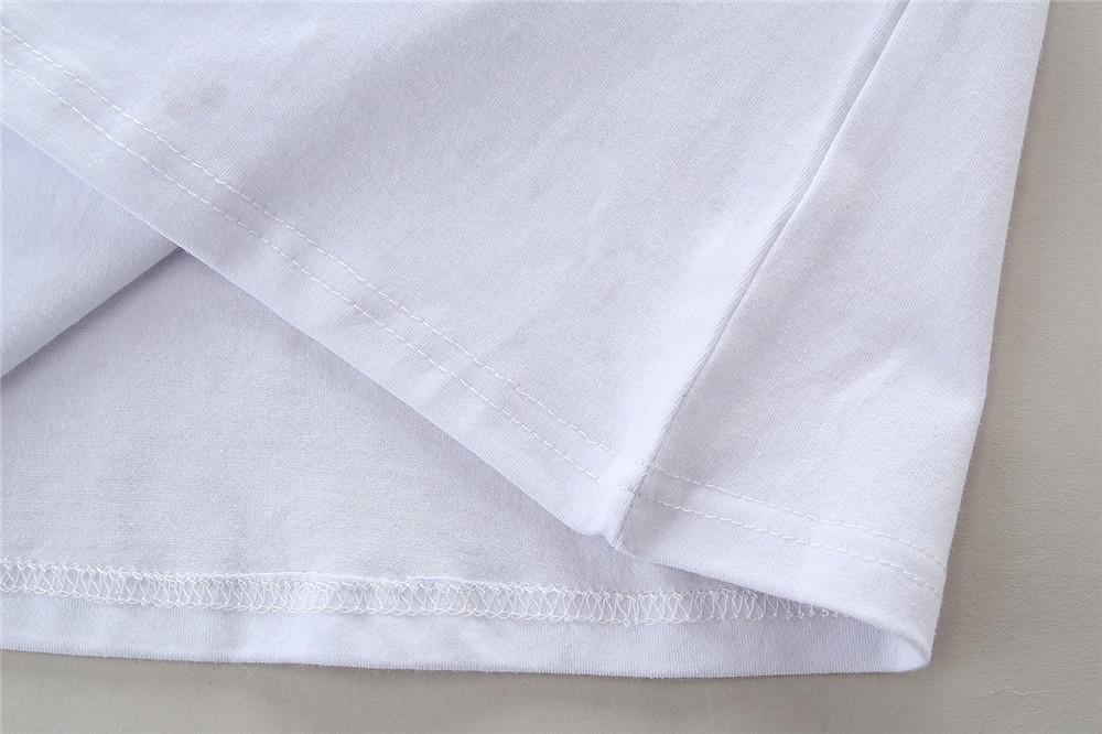 Short-sleeve Shirt and Polka Dot Skirt Dress