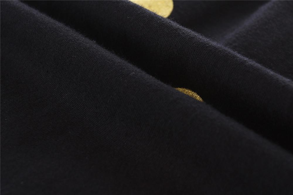 Short-sleeve Shirt and Polka Dot Skirt Dress