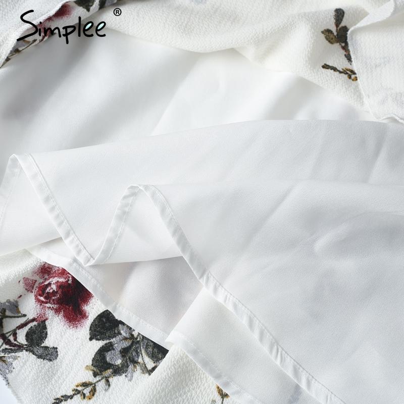 Floral Print Summer Short Dress