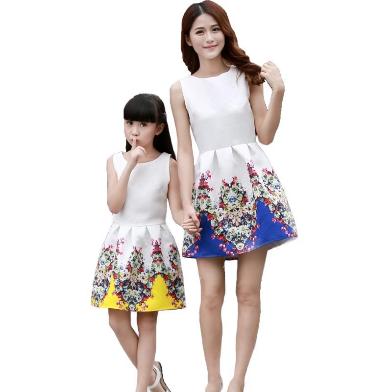 Butterfly and Floral Print Summer Dress