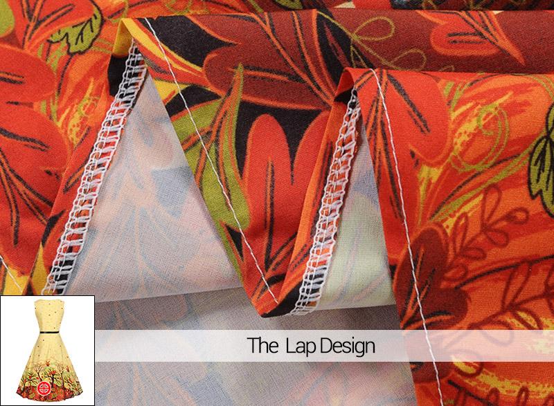 Sleeveless Printed Dress