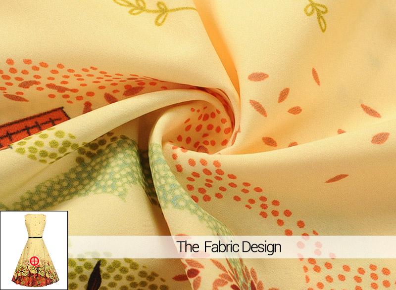 Sleeveless Printed Dress