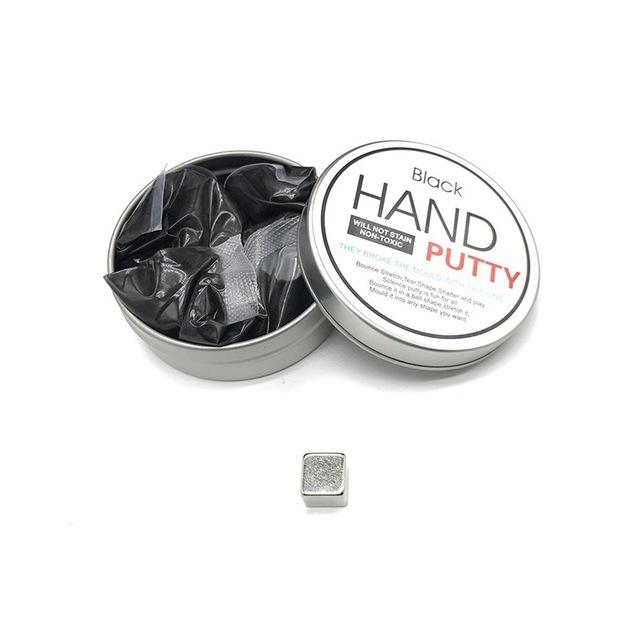 Magnetic Rubber Slime Black Toy Royal15