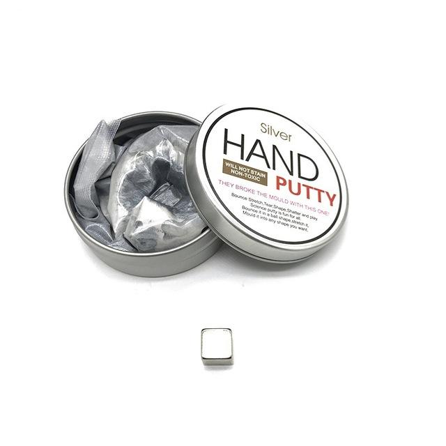 Magnetic Rubber Slime Silver Toy Royal15