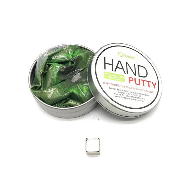 Magnetic Rubber Slime Green Toy Royal15