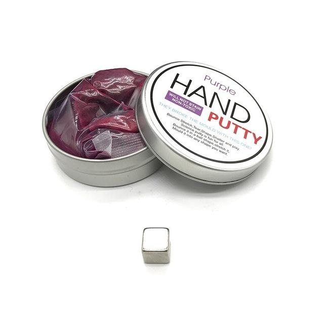 Magnetic Rubber Slime Purple Toy Royal15