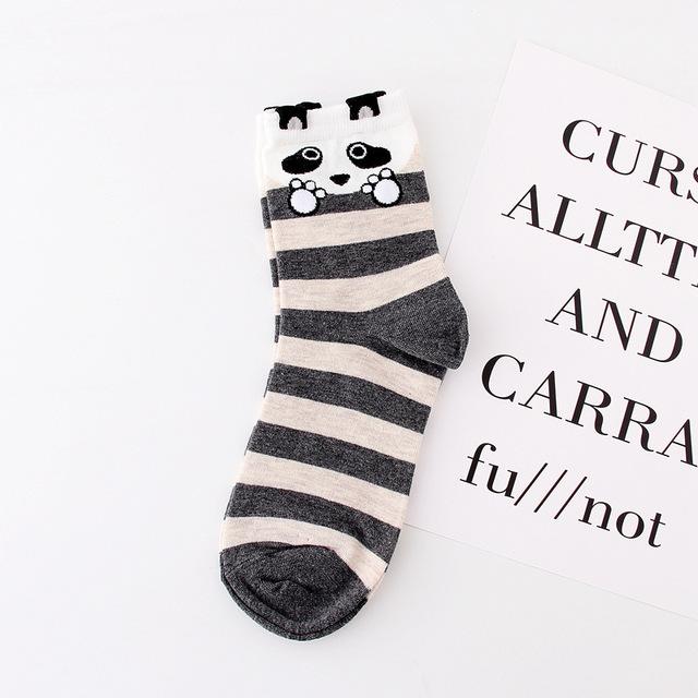 Cat & Dog Footprint Cotton Socks
