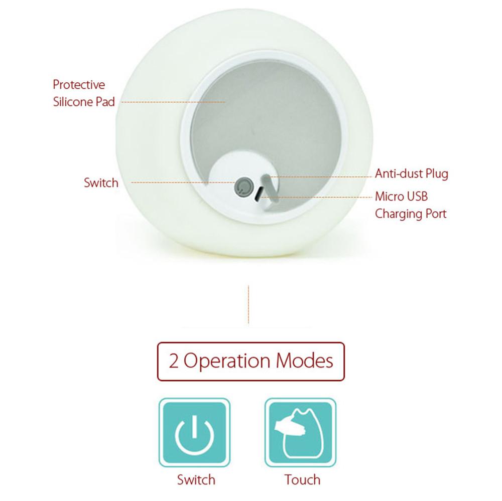 Silicone Soft Cat LED Night Light