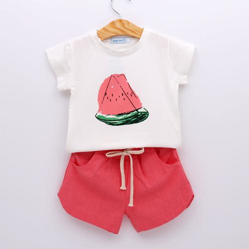 Flowers Design Skirt And Top