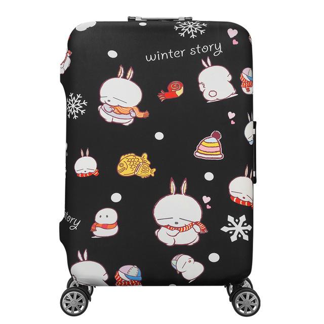 Cute Cartoon Trolley Suitcase Cover