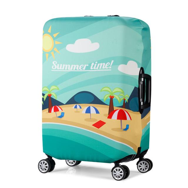 Cute Cartoon Trolley Suitcase Cover