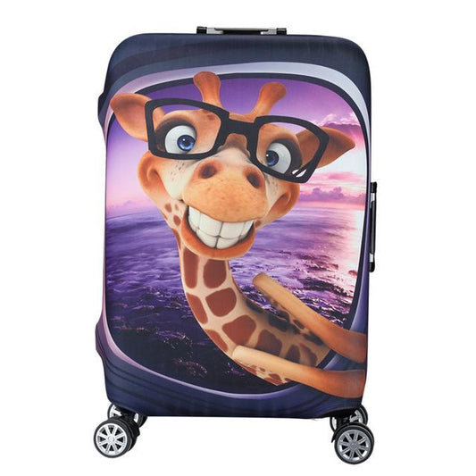 Cute Cartoon Trolley Suitcase Cover