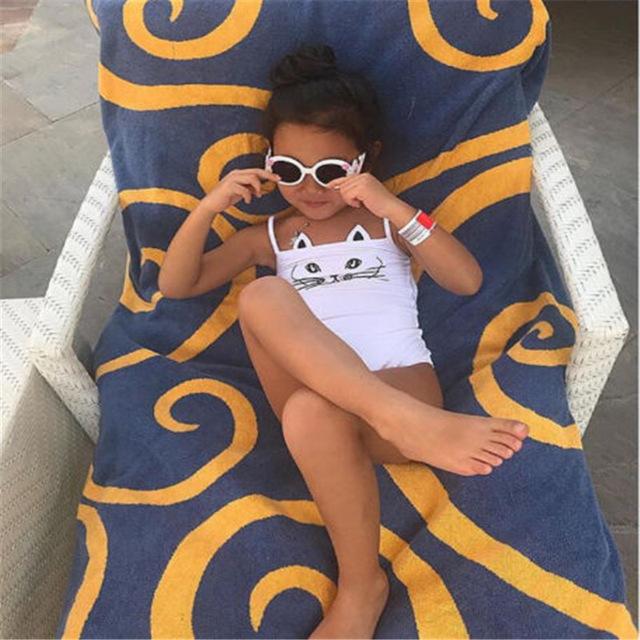 Cat Printed Swimwear