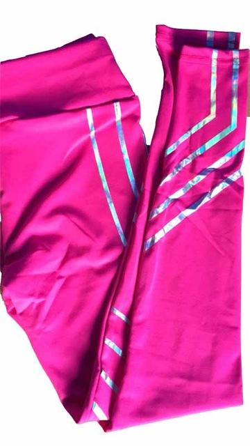 High Waist Luminous Women Fitness Legging