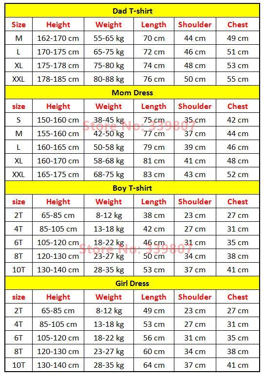 Long Sleeve Cotton Family Matching Dress