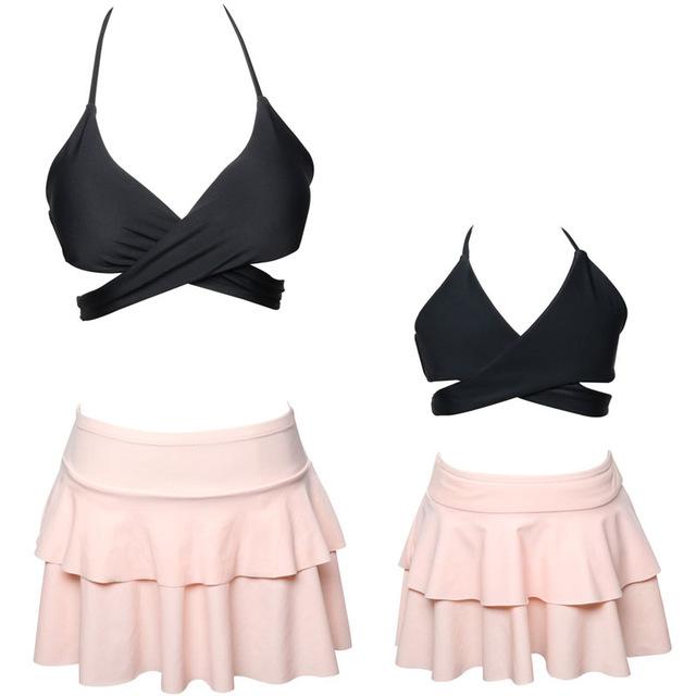 Mommy And Me High waist swimsuit
