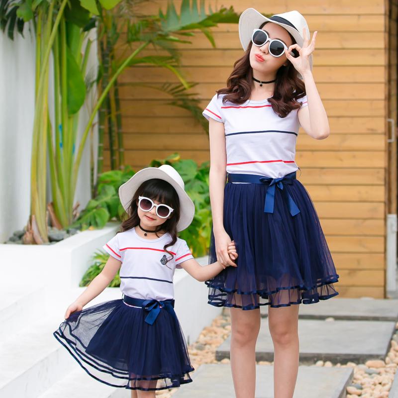 Striped Family Matching Dress