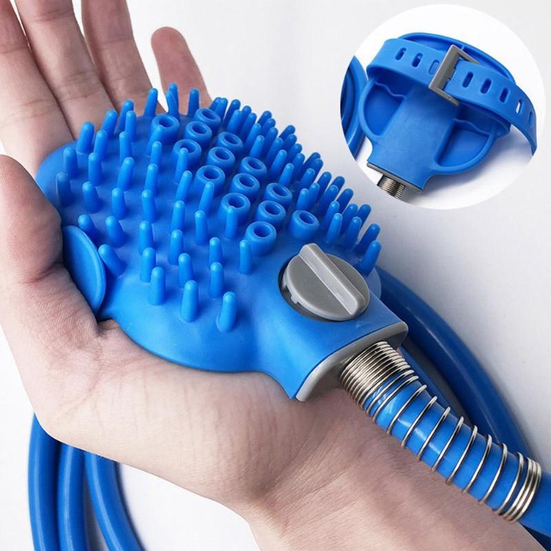 Pet Bathing Sprayer Scrubber