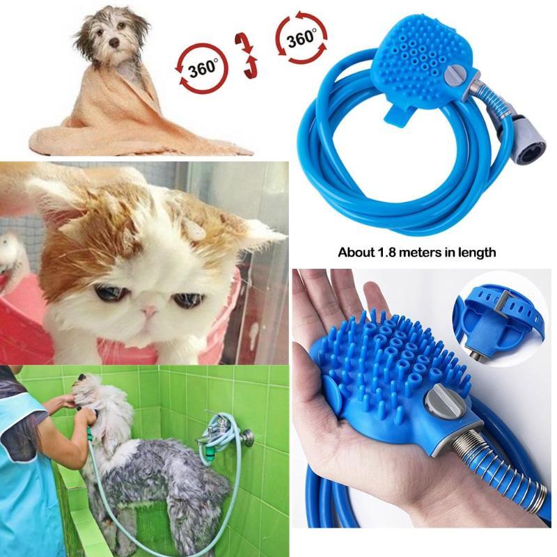 Pet Bathing Sprayer Scrubber