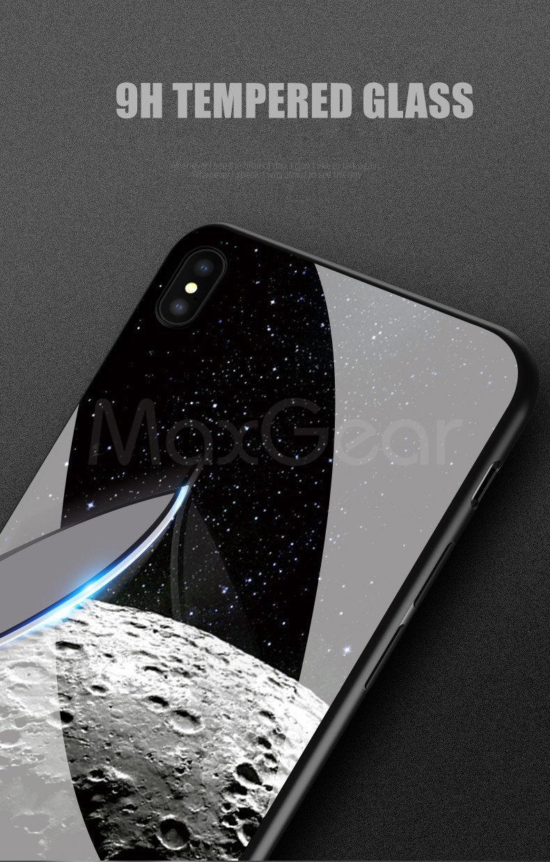Star Space Shockproof Tempered Glass Case