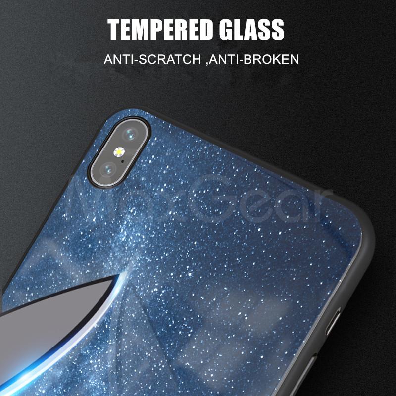 Star Space Shockproof Tempered Glass Case