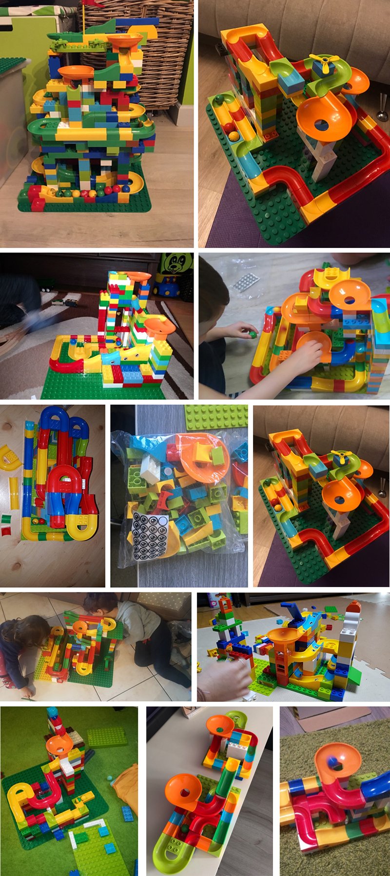 Marble Race Maze Ball Track Building Blocks