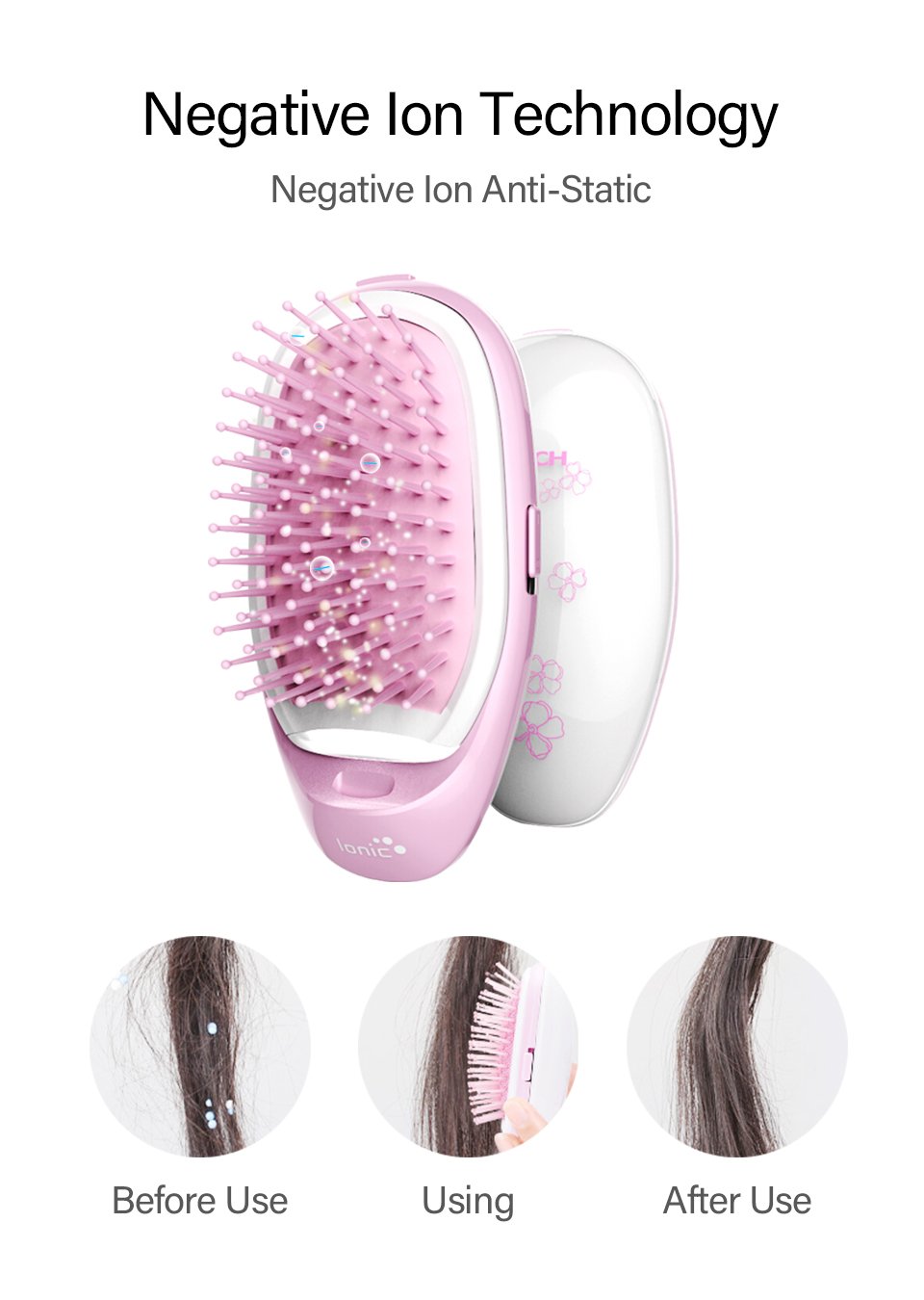 Ionic Hair Straightening Brush