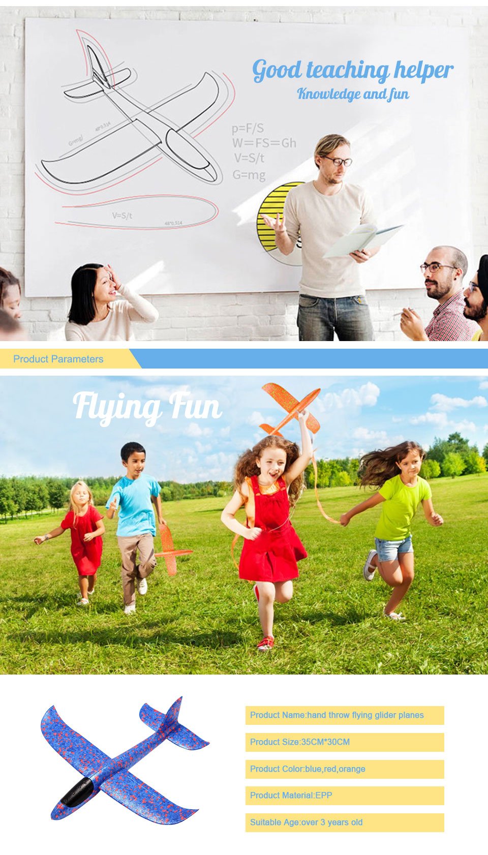 Hand Throw Flying Glider Planes